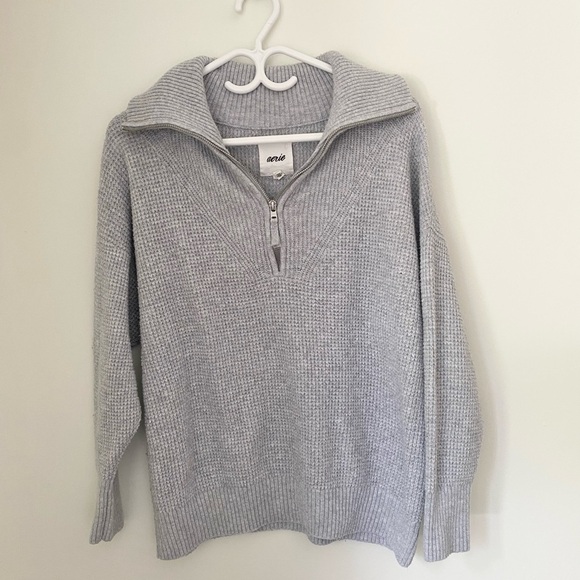 Aerie Cozy Up Waffle Sweater - Picture 3 of 4